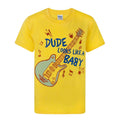Yellow - Front - Aerosmith Childrens-Kids Dude Looks Like A Baby T-Shirt