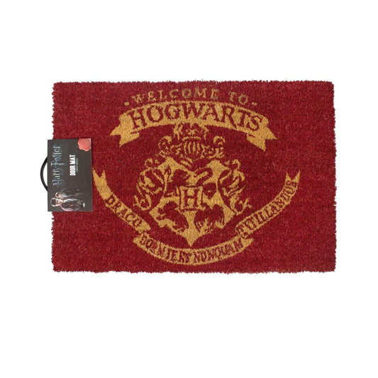Red - Front - Harry Potter Official Welcome To Hogwarts Door Mat