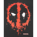 Black - Back - Marvel Official Deadpool Mens Splat Logo T-Shirt