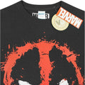 Black - Side - Marvel Official Deadpool Mens Splat Logo T-Shirt