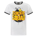 White - Front - Suicide Squad Adults Unisex Exploding Bomb T-Shirt