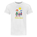 White - Front - Button Moon Official Mens Characters T-Shirt