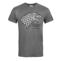 Grey - Front - Game Of Thrones Official Mens Stark Winter Is Coming T-Shirt
