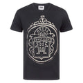 Black - Front - Hotel Transylvania Official Mens Glow In The Dark Logo T-Shirt