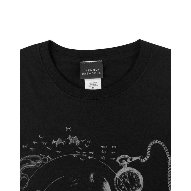 Black - Back - Penny Dreadful Official Mens Ethan Chandler T-Shirt