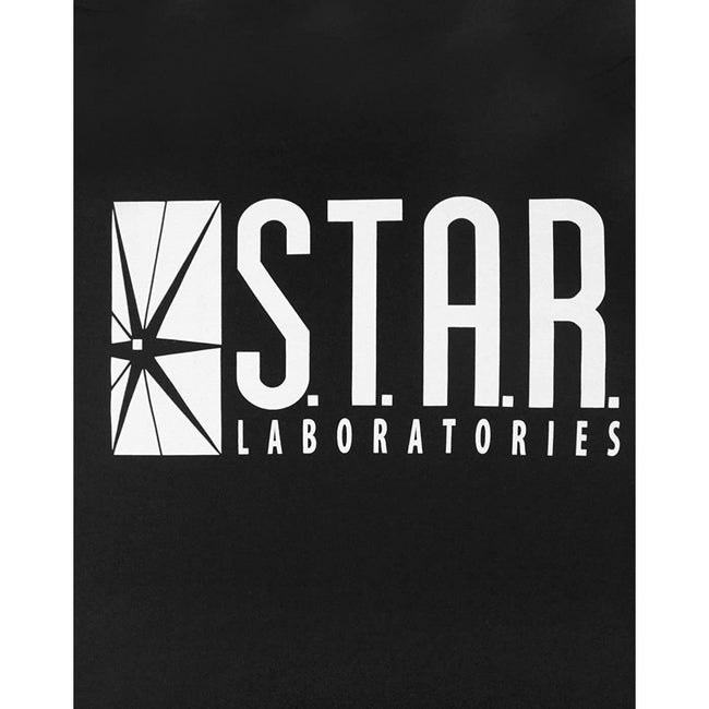 Black - Side - Flash Official Mens TV STAR Laboratories Vest