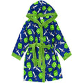 Blue-Green - Front - Minecraft Boys Zombie Steve And Sword Dressing Gown