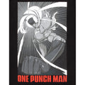 Black - Side - One Punch Man Mens Saitama T-Shirt