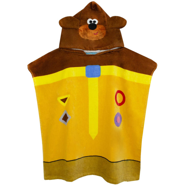 Yellow - Front - Hey Duggee Childrens-Kids Hooded Towel