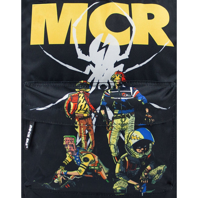 Black-Yellow - Lifestyle - Rock Sax MCR Killjoy My Chemical Romance Backpack