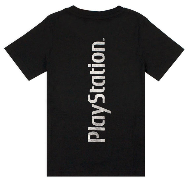 Black-Grey - Lifestyle - Playstation Mens Logo Long Pyjama Set