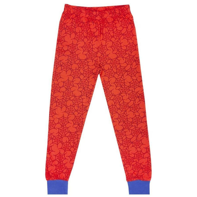 Grey-Red - Back - Spider-Man Boys Pyjama Set