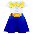 White-Blue - Front - Toy Story Girls Jessie Costume Dress