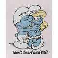 Pale Pink - Side - Junk Food Womens-Ladies Smurf And Tell The Smurfs T-Shirt