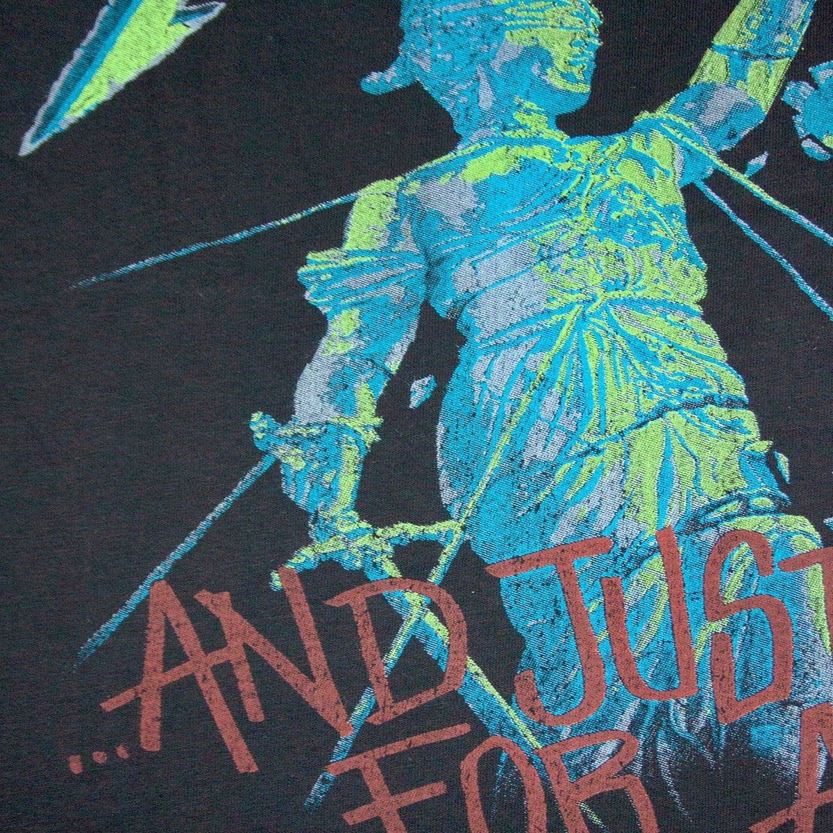 Black - Side - Amplified Mens Justice For All Metallica Sleeveless T-Shirt