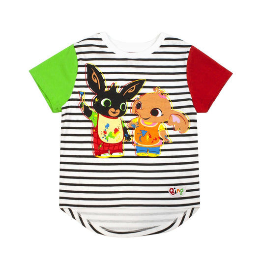 Multicoloured - Front - Bing Bunny Childrens-Kids T-Shirt