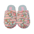 Pink-Grey - Side - Disney Womens-Ladies Dumbo Slippers