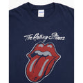Navy - Back - The Rolling Stones Mens Tongue Logo T-Shirt