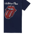 Navy - Side - The Rolling Stones Mens Tongue Logo T-Shirt