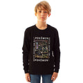Black - Side - Pokemon Childrens-Kids Lenticular Mewtwo Pikachu Sweatshirt
