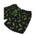 Black-Green - Back - Rick And Morty Mens Pickle Rick Swim Shorts