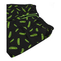 Black-Green - Side - Rick And Morty Mens Pickle Rick Swim Shorts