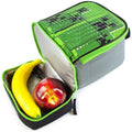 Green - Pack Shot - Minecraft Childrens-Kids Double Creeper Lunch Bag