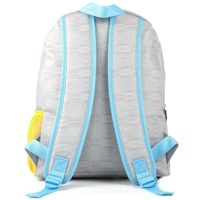 Grey-Yellow - Back - Minions Childrens-Kids Character Backpack