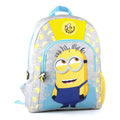Grey-Yellow - Side - Minions Childrens-Kids Character Backpack