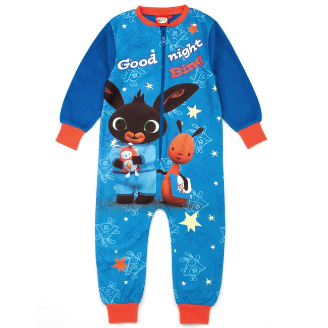 Blue - Front - Bing Bunny Boys Good Night Bing Characters Bodysuit