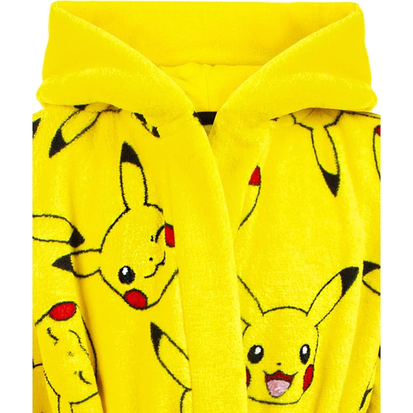 Yellow - Lifestyle - Pokemon Childrens-Kids Pikachu Faces Dressing Gown