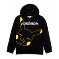 Black - Front - Pokemon Childrens-Kids Pikachu Hoodie