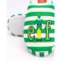 Green-White - Close up - Elf Womens-Ladies Buddy Christmas Slippers