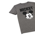Charcoal Grey - Lifestyle - Disney Womens-Ladies Mickey Mouse Face T-Shirt