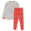Grey-Red - Back - Friends Girls Christmas Pyjama Set