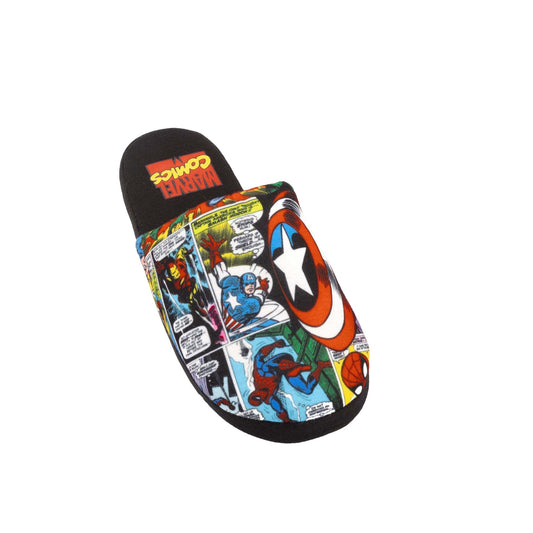 Multicoloured - Front - Marvel Avengers Mens Slippers