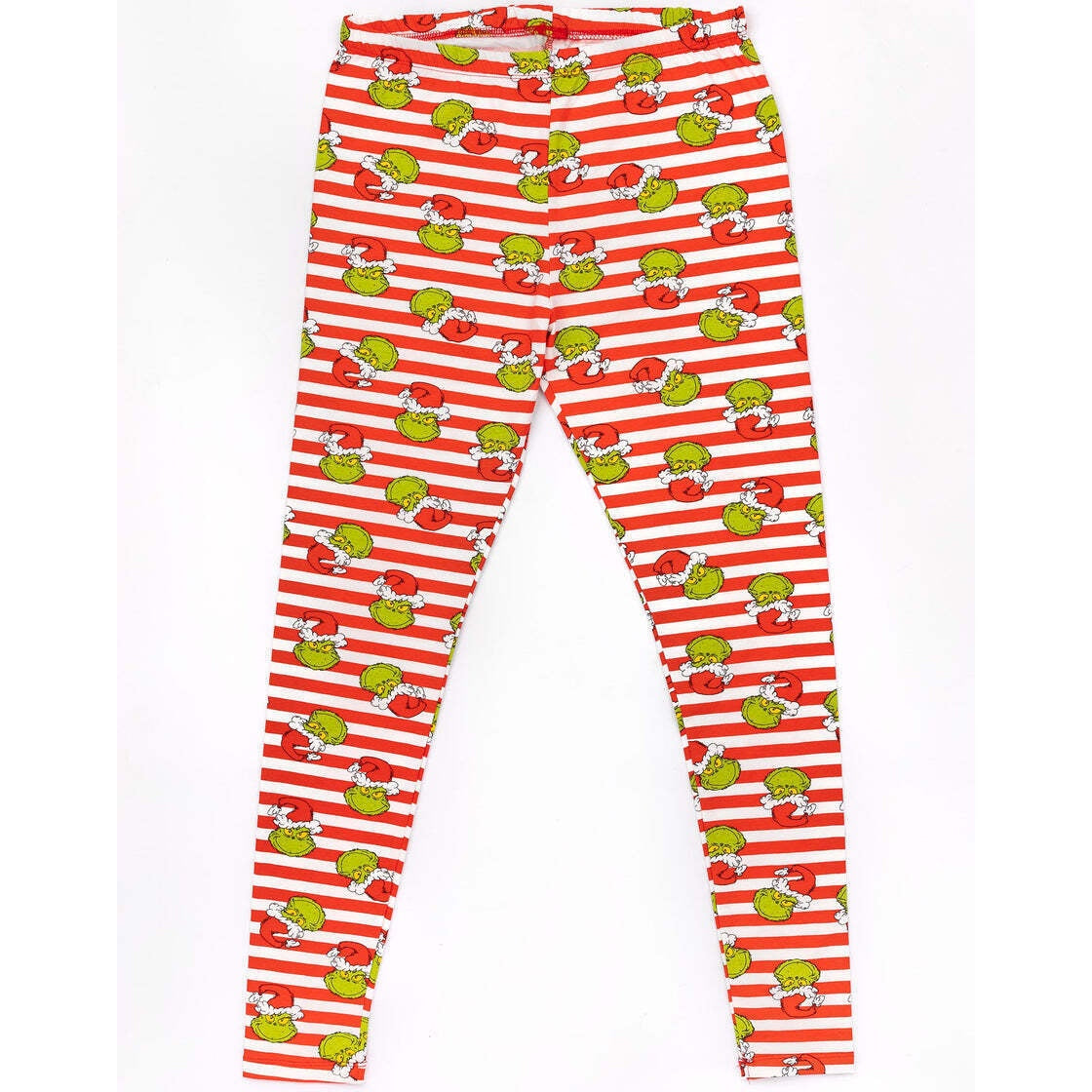 Red-Green-White - Lifestyle - The Grinch Womens-Ladies Christmas Pyjama Set