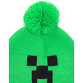 Green-Black - Pack Shot - Minecraft Creeper Hat And Gloves Set
