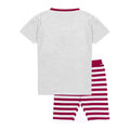 Grey-Red - Back - Harry Potter Womens-Ladies Hogwarts Crest Short Pyjama Set