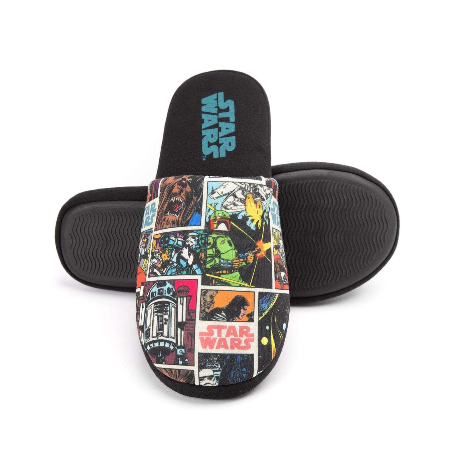 Black - Lifestyle - Star Wars Mens Comic Slippers