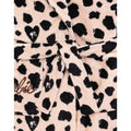 Black-Brown - Pack Shot - Barbie Womens-Ladies Leopard Print Dressing Gown