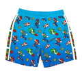 Blue-Green-Red - Back - Super Mario Boys Swim Shorts