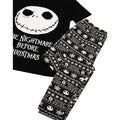 Black-White - Lifestyle - Nightmare Before Christmas Womens-Ladies Jack Skellington Pyjama Set