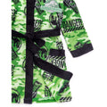 Green-Black - Side - Jurassic World Boys Camo Robe