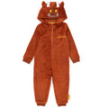 Brown - Front - The Gruffalo Childrens-Kids Fluffy All-In-One Nightwear