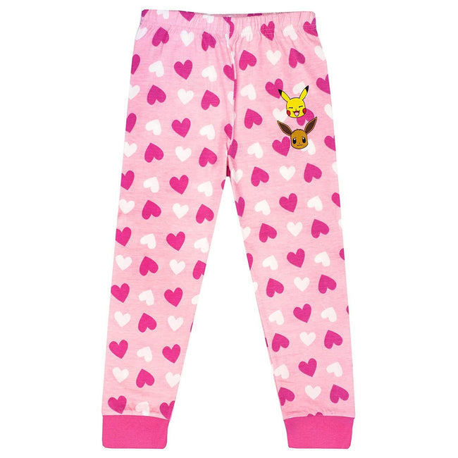 White-Pink - Lifestyle - Pokemon Girls Besties Long Pyjama Set