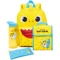 Yellow-Blue-White - Front - Baby Shark Surf´s Up! Backpack Set