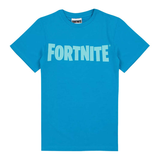 Blue - Front - Fortnite Childrens-Kids Battle Royale T-Shirt
