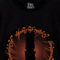 Black-Orange - Back - The Lord Of The Rings Mens Mordor T-Shirt