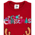 Red - Back - Paw Patrol Childrens-Kids Skye Knitted Christmas Jumper
